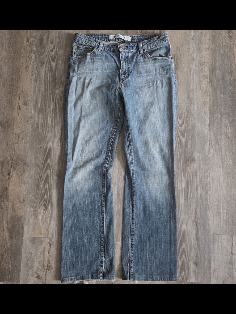 Vintage Y2K 2007 GAP Stretch Bootcut Jeans Light Wash Denim Size 10